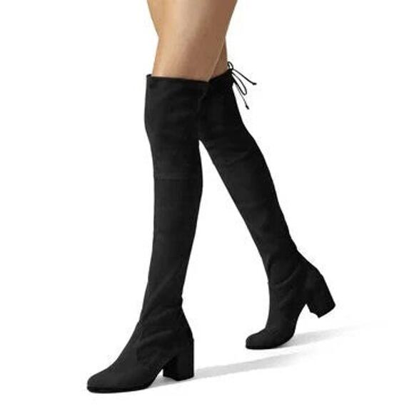 Stuart Weitzman Tieland Over The Knee Boot - 10 B - Picture 4 of 6